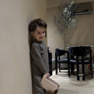 Set 2 piese maleta şi pantalon verde