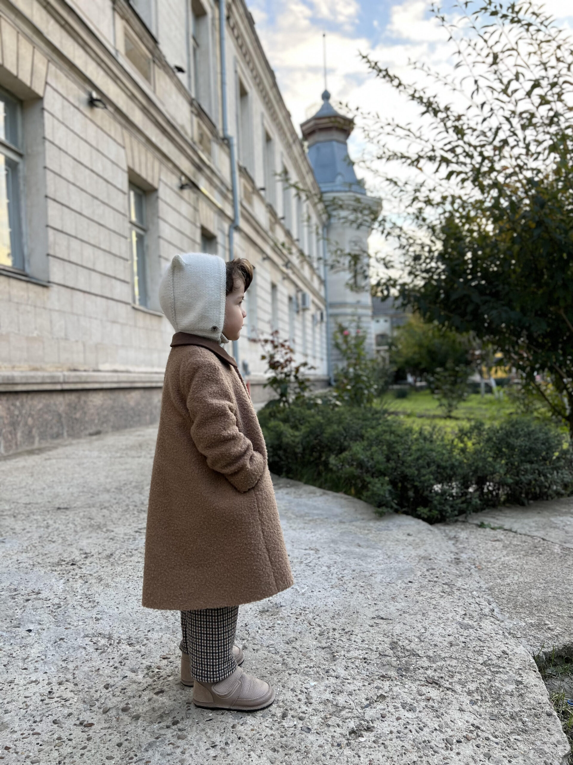 Palton maro unisex buclat