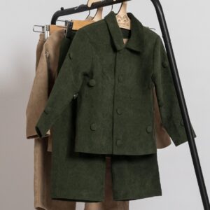 Jacheta şi pantalon verde