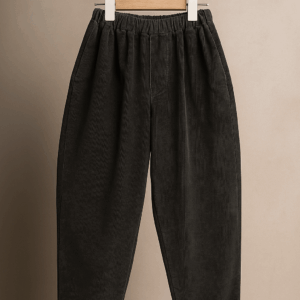 Pantalon gri corduroy