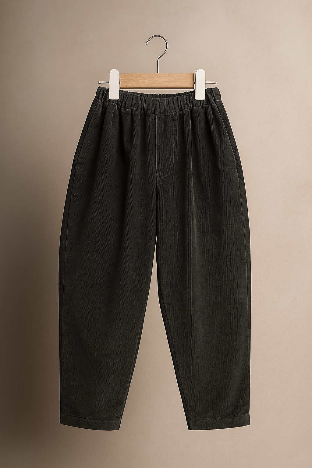 Pantalon gri corduroy