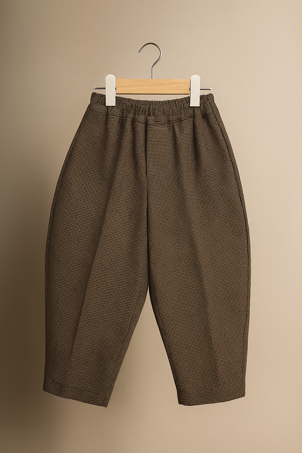 Pantalon lînă maro