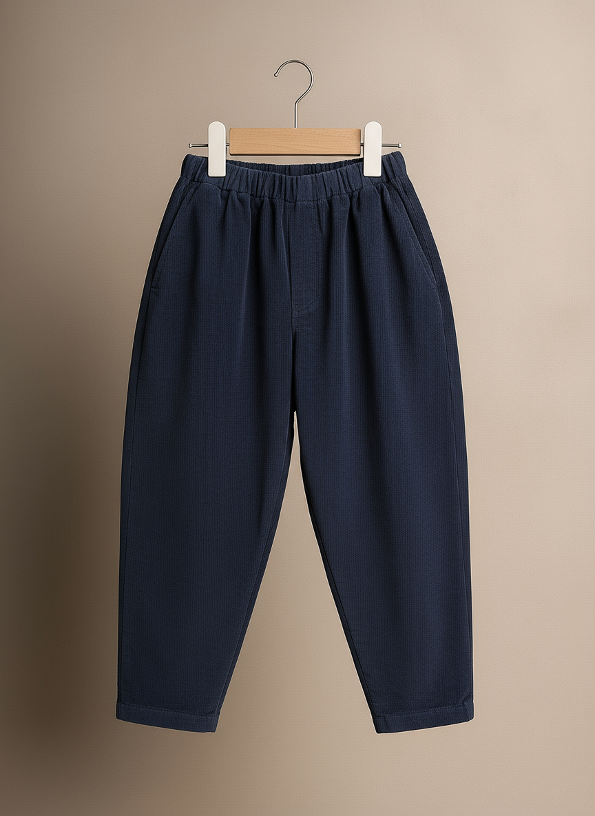 Pantalon albastru navy corduroy