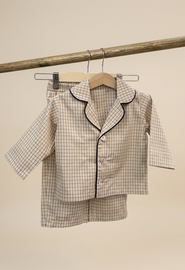 Pijama în carouri - "Oxford"